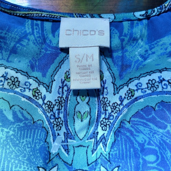 NWOT Chico's | Blue Kimono - Picture 2 of 3